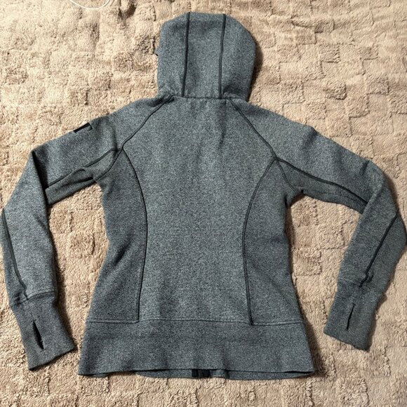 Lululemon X FiT Scuba Hoodie III Speckled Black French Terry Full-Zip Jacket 6 - Picture 5 of 11